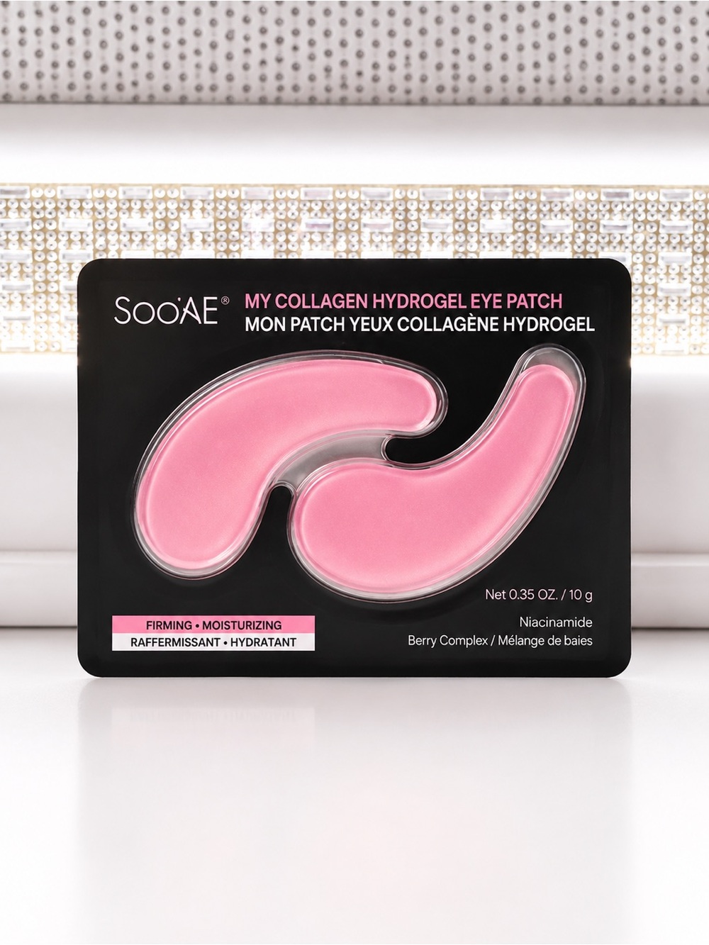 Pink Collagen Hydrogel Eye Patches — Firming & Moisturizing